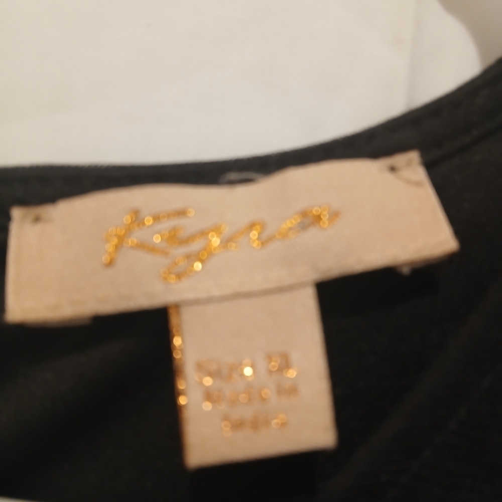 Floral Embroidered Black Mini Dress - Picture 4 of 4